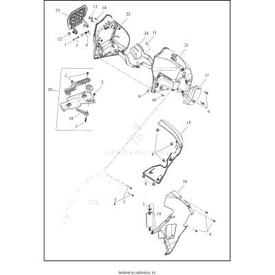 FAIRING, LOWER, LEFT - FLHXU