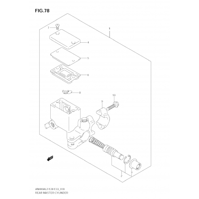 REAR MASTER CYLINDER