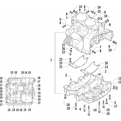 CRANKCASE ASSEMBLY