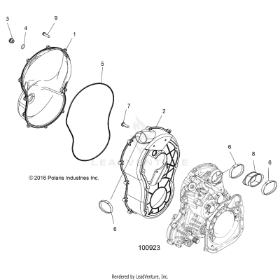 BODY, CLUTCH COVER AND BOOTS - A19SXN85A8 [100923]