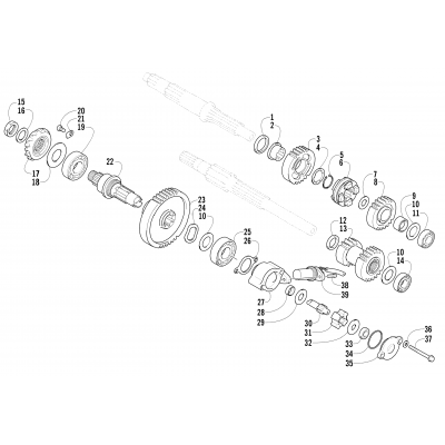 SECONDARY TRANSMISSION ASSEMBLY