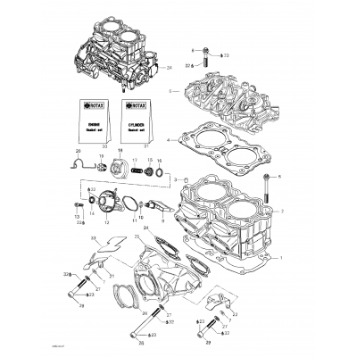 Cylinder, Exhaust Manifold