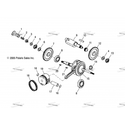 Engine, Crankshaft & Piston