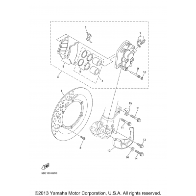 Front Brake Caliper