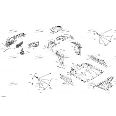 Body - Front Section - Red