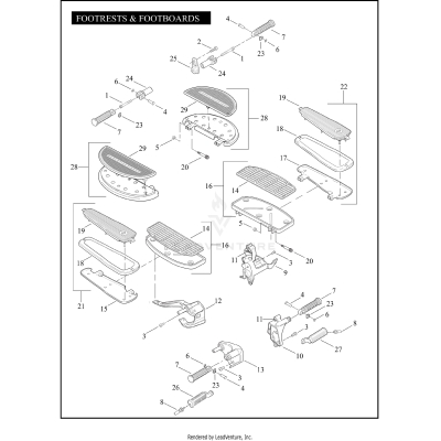 FOOTRESTS & FOOTBOARDS