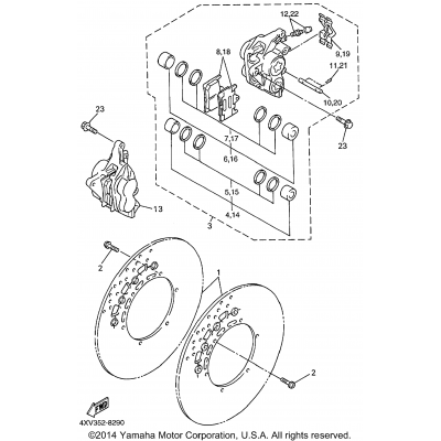 Front Brake Caliper