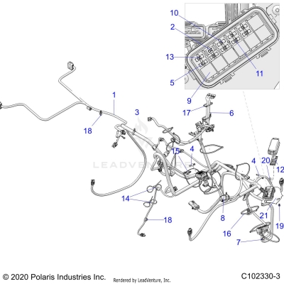 ELECTRICAL, HARNESS - A20SYE85AP/CAP (C102330-3)