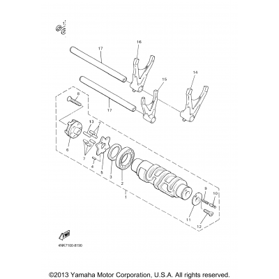 Shift Cam Fork