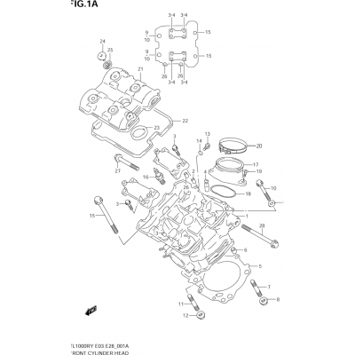 FRONT CYLINDER HEAD