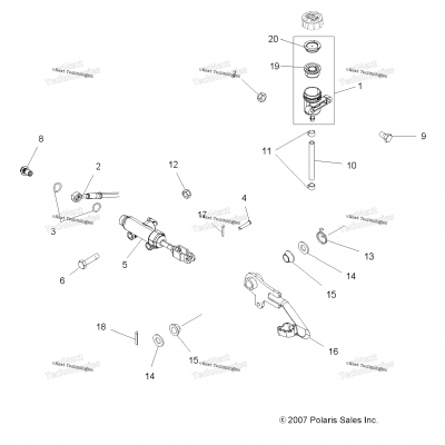 Brakes, Foot Pedal & Master Cylinder