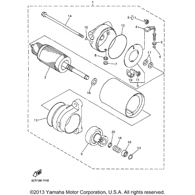 Alternate Starter Motor