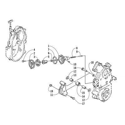 DROPCASE CHAIN TENSION ASSEMBLY