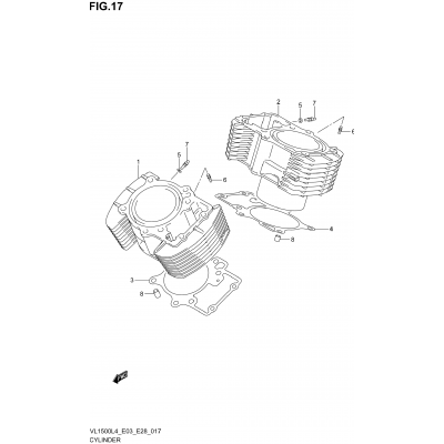 CYLINDER (VL1500BL4 E03)