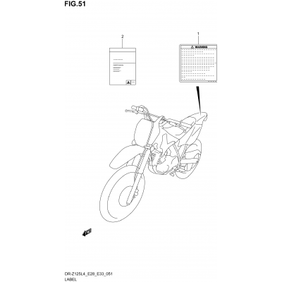 LABEL (DR-Z125LL4 E28)