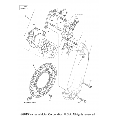 Front Brake Caliper