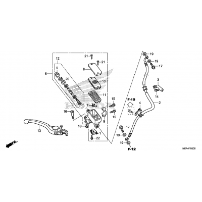 FRONT BRAKE MASTER CYLINDER (1)