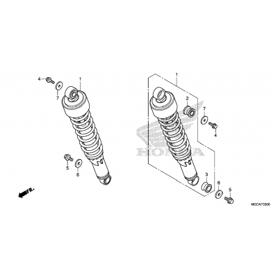 REAR SHOCK ABSORBER