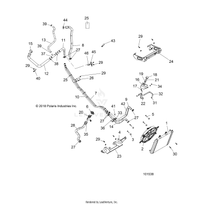 ENGINE, COOLING SYSTEM - A19DAE57D5 (101538)