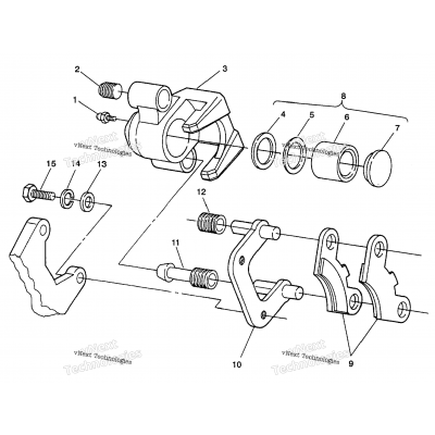 Middle Axle Brake Assembly 6X6 350L C938739