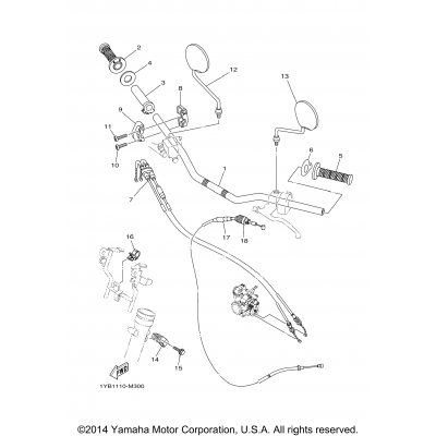 Steering Handle Cable