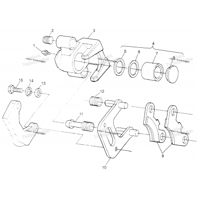 Front Brake Sportsman 4X4