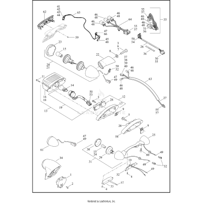 TAIL LAMP & TURN SIGNALS, REAR