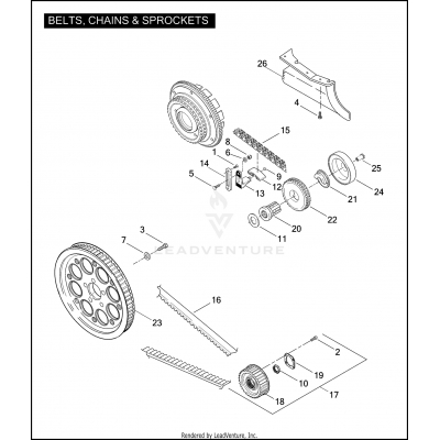 BELTS, CHAINS & SPROCKETS