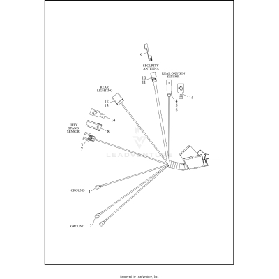 WIRING HARNESS, MAIN, NON-ABS (2 OF 7)