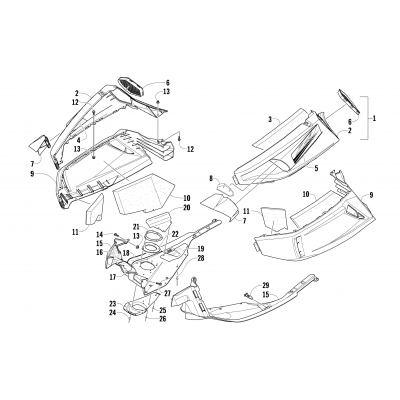 SKID PLATE AND SIDE PANEL ASSEMBLY