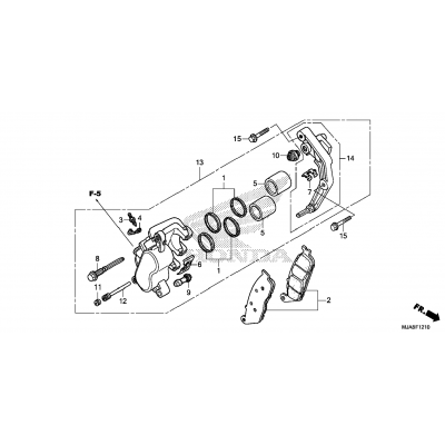 FRONT BRAKE CALIPER (1)