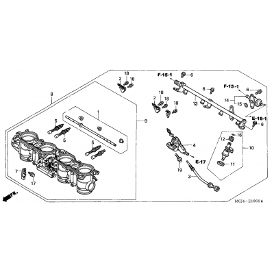 THROTTLE BODY ASSY. ('02-'03)