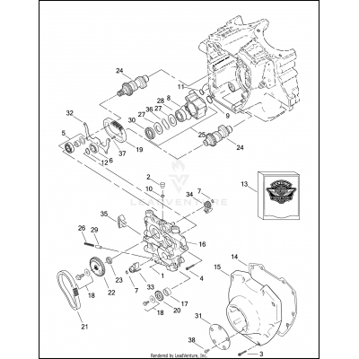 CAMSHAFTS & CAM COVER - 1550