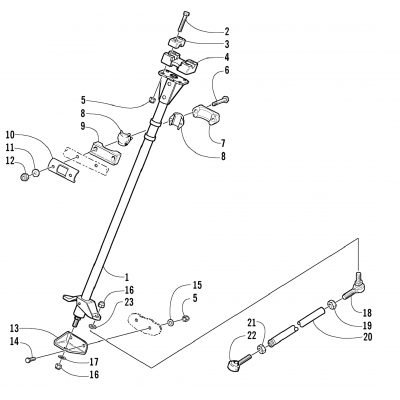 STEERING POST ASSEMBLY