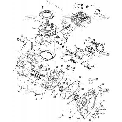 Crankcase & Cylinder Sport 400L W97ba38c (4940124012C011)