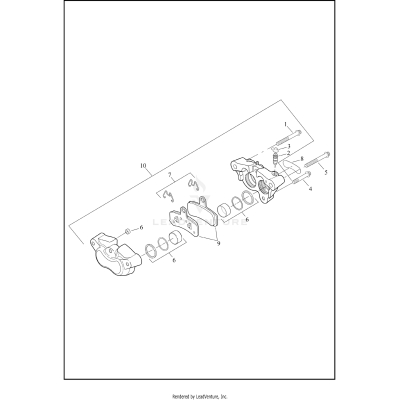 BRAKE CALIPER, FRONT