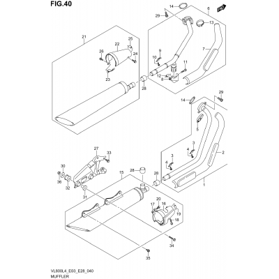 MUFFLER (VL800CL4 E03)