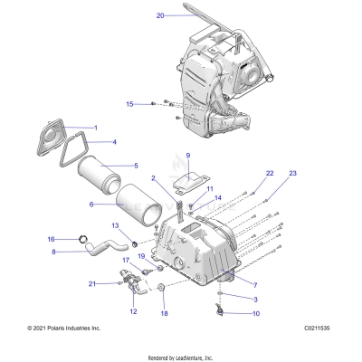 ENGINE, AIR INTAKE - A25SXZ85A9/AM/AP (C0211535)
