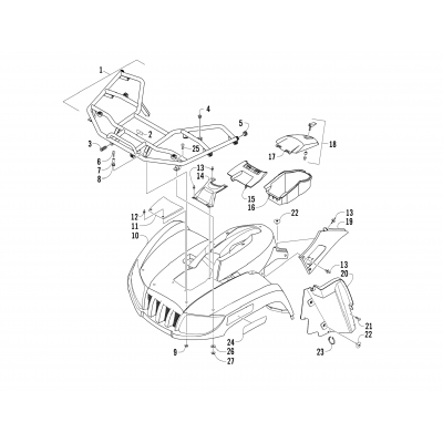 FRONT BODY PANEL ASSEMBLY