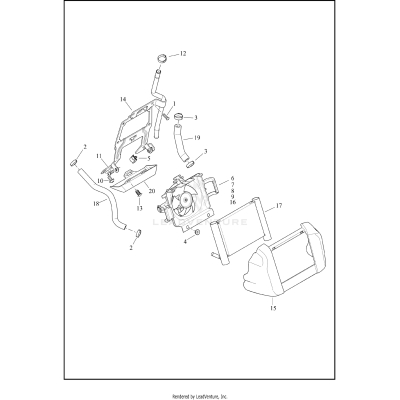 COOLANT DISTRIBUTION, AIR-COOLED