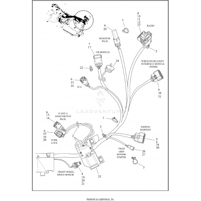 WIRING HARNESS, MAIN - (2 OF 9)