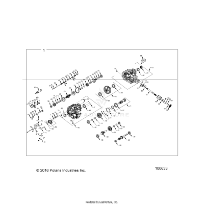 DRIVE TRAIN, MAIN GEARCASE - A19DCE87AK (100633)