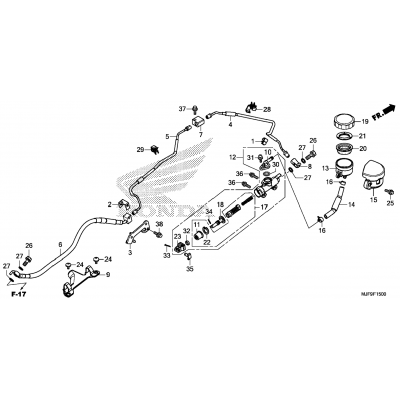 REAR BRAKE MASTER CYLINDER (1)