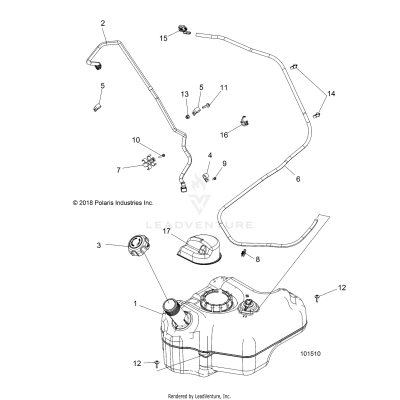 BODY, FUEL TANK - A19DAE57D5 (101510)