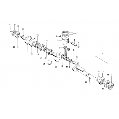 PISTON AND CRANKSHAFT