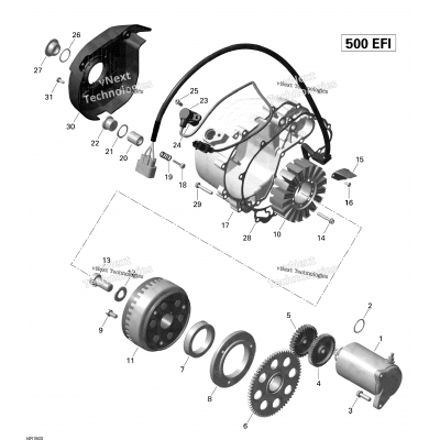 Magneto And Electric Starter Outlander Max