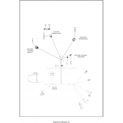 WIRING HARNESS, MAIN - FLHTCUTGSE (9 OF 9)