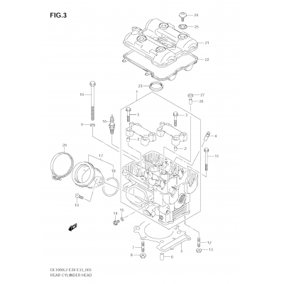 REAR CYLINDER HEAD