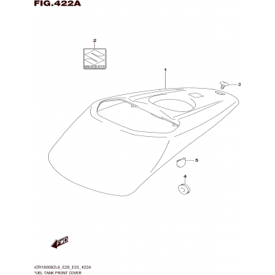 FUEL TANK FRONT COVER