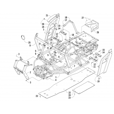 FRAME AND RELATED PARTS